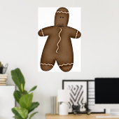 Poster Gingerbrood Man (Thuiskantoor)