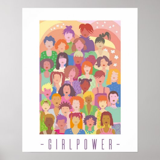 poster girlpower (Voorkant)