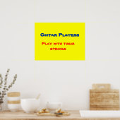 Poster gitaarspelers (Keuken)