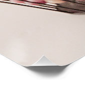 Poster Glanzende korrels Wijn en druiven (Hoek)