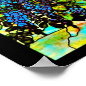Poster-Glas in lood-Louis Tiffany 103 Poster (Hoek)