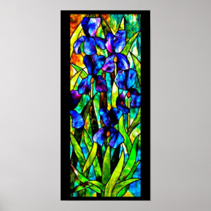Poster-Glas in lood-Louis Tiffany 107 Poster