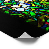 Poster-Glas in lood-Tiffany 12 Poster (Hoek)