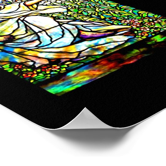 Poster-Glas in lood-Tiffany 13 Poster (Hoek)