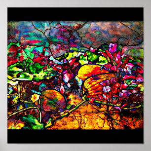 Poster-Glas in lood-Tiffany 20 Poster