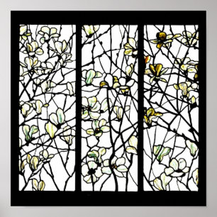 Poster-Glas in lood-Tiffany 23 Poster