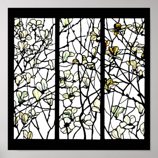 Poster-Glas in lood-Tiffany 23 Poster (Voorkant)