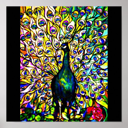 Poster-Glas in lood-Tiffany 29 Poster (Voorkant)