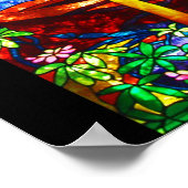 Poster-Glas in lood-Tiffany 5 Poster (Hoek)