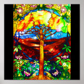 Poster-Glas in lood-Tiffany 5 Poster (Voorkant)