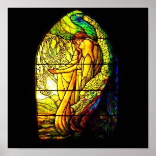 Poster-Glas in lood-Tiffany 6 Poster