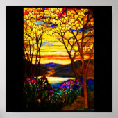 Poster-Glas in lood-Tiffany 8 Poster (Voorkant)