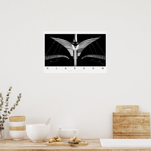 Poster Glasgow Bridge (Keuken)