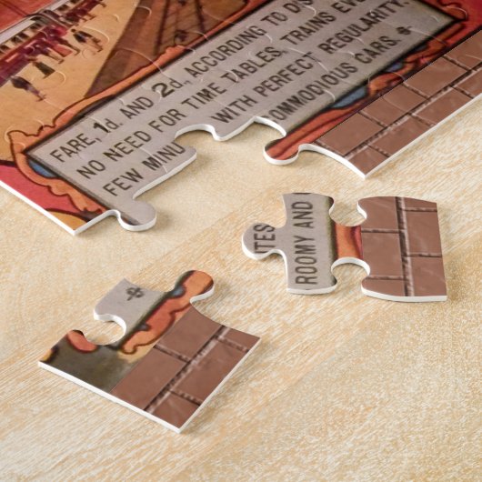  Poster Glasgow City Subway Legpuzzel (Zijkant)