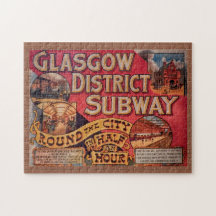  Poster Glasgow City Subway