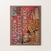 Poster Glasgow City Subway Legpuzzel (Verticaal)