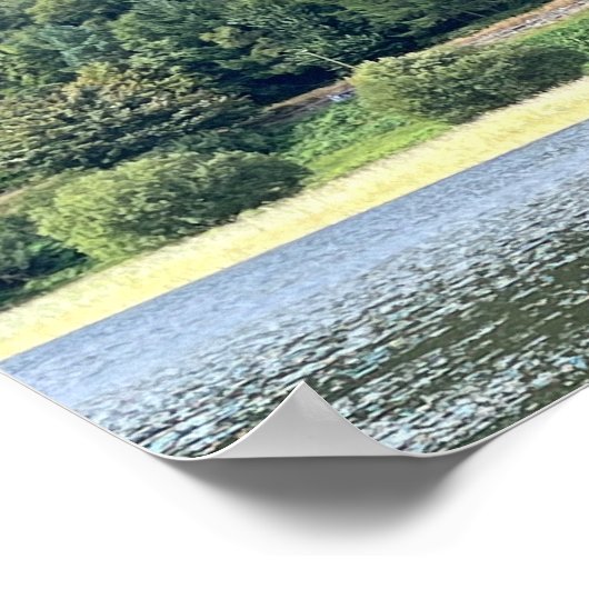 Poster Glendalaugh Lakes County Wicklow Ierland EU (Hoek)