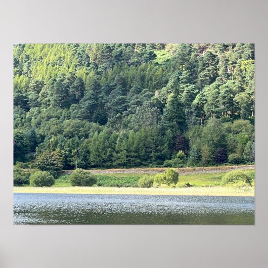 Poster Glendalaugh Lakes County Wicklow Ierland EU (Voorkant)