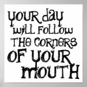 poster - glimlach (Voorkant)