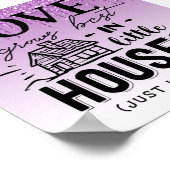 Poster Glitter Inspirerend Quote uitlijnen (Hoek)