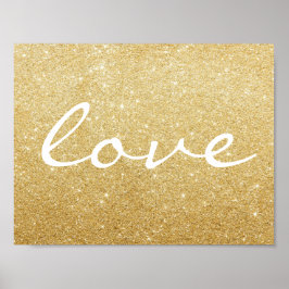 Poster - Glitter-liefde