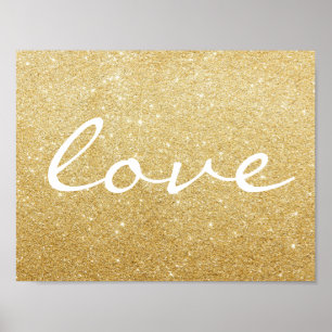 Poster - Glitter-liefde