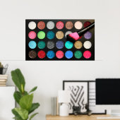 Poster Glitter Makeup Palette (Thuiskantoor)
