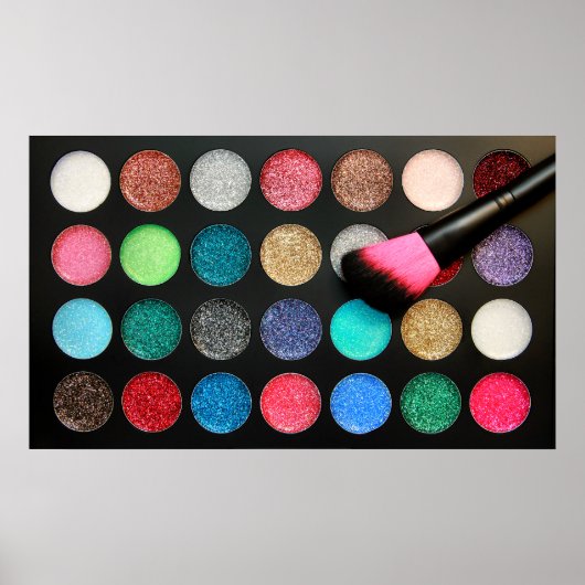 Poster Glitter Makeup Palette (Voorkant)