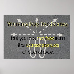 Poster Goede keuzes maken