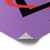 Poster goedkeuringssymbool (Hoek)