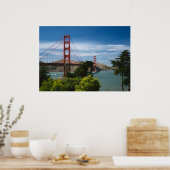 Poster Golden Gate Bridge (Keuken)