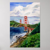 Poster Golden Gate Bridge (Voorkant)