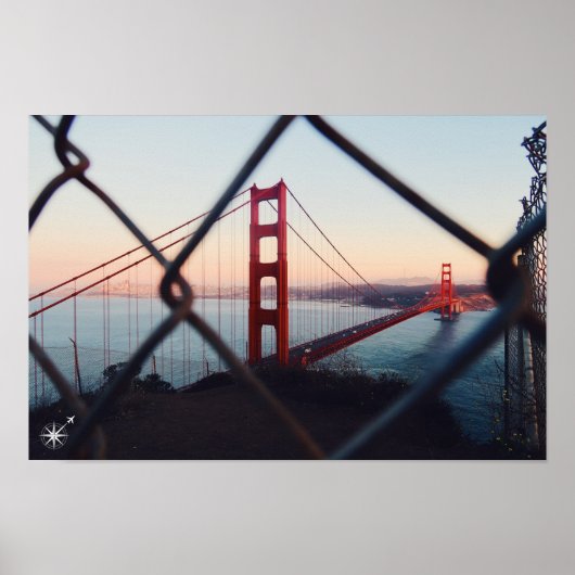 Poster Golden Gate Bridge (Voorkant)