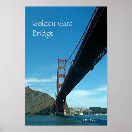 Poster - Golden Gate Bridge (Voorkant)