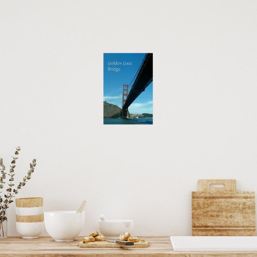 Poster - Golden Gate Bridge (Keuken)