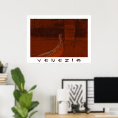 Poster Golden Gondola (Thuiskantoor)