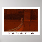 Poster Golden Gondola (Voorkant)