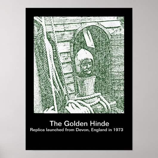 Poster - Golden Hinde Capstan (Voorkant)