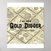 Poster Golder Digger Quote (Voorkant)