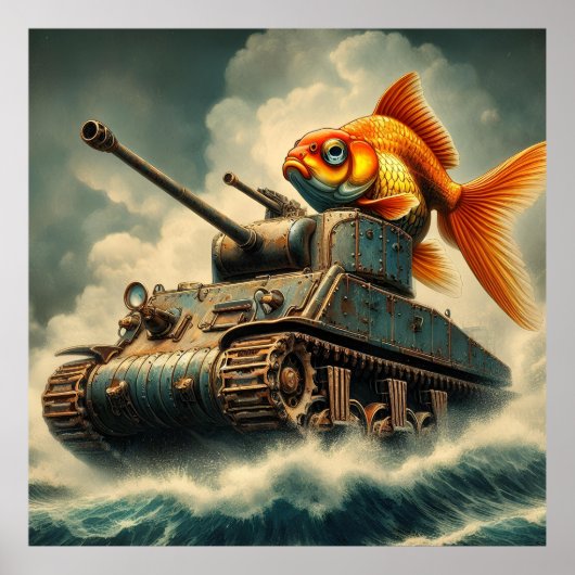 poster "Goldfish Tank Adventure" (Voorkant)