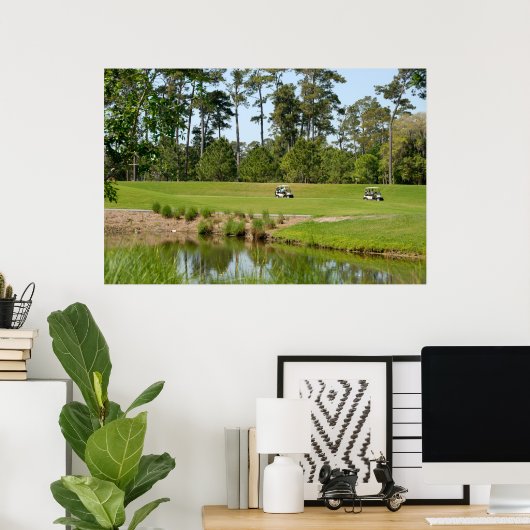 Poster Golf Course Florida (Thuiskantoor)