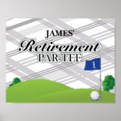 Poster Golf Retirement Party (Voorkant)