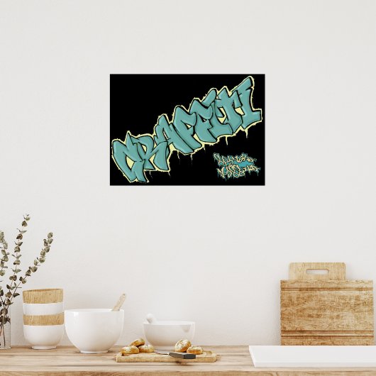 POSTER GRAFFITI spangleMASSIEF (Keuken)