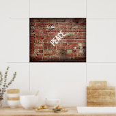 poster graffiti stijl originele foto (Keuken)