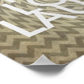 poster grafisch kunstpatroon met tekstcitaat (Hoek)