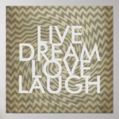 poster grafisch kunstpatroon met tekstcitaat (Voorkant)