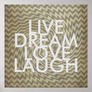 poster grafisch kunstpatroon met tekstcitaat