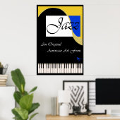 Poster Grand Jazz Piano (Thuiskantoor)