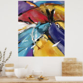 Poster Grand Model 1510 "L'Aigle et les Colombes" (Keuken)