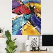 Poster Grand Model 1510 "L'Aigle et les Colombes" (Thuiskantoor)